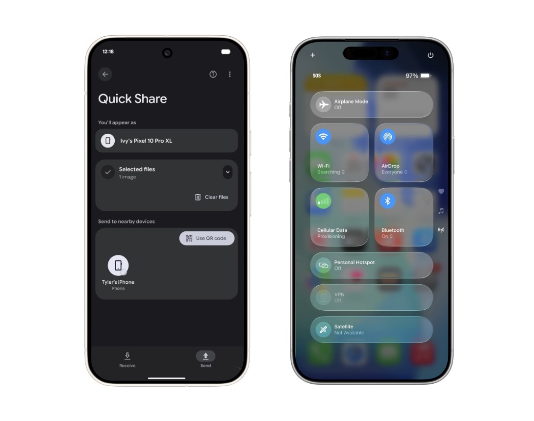 Androidin pikajako nyt yhteensopiva Applen AirDropin kanssa – aluksi näissä laitteissa0