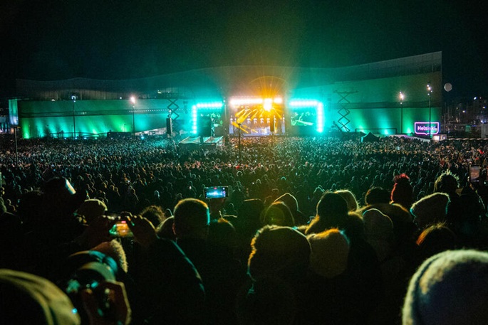 Ares, Vikman ja KAJ esiintyvät Helsingin uudenvuoden konsertissa. 1