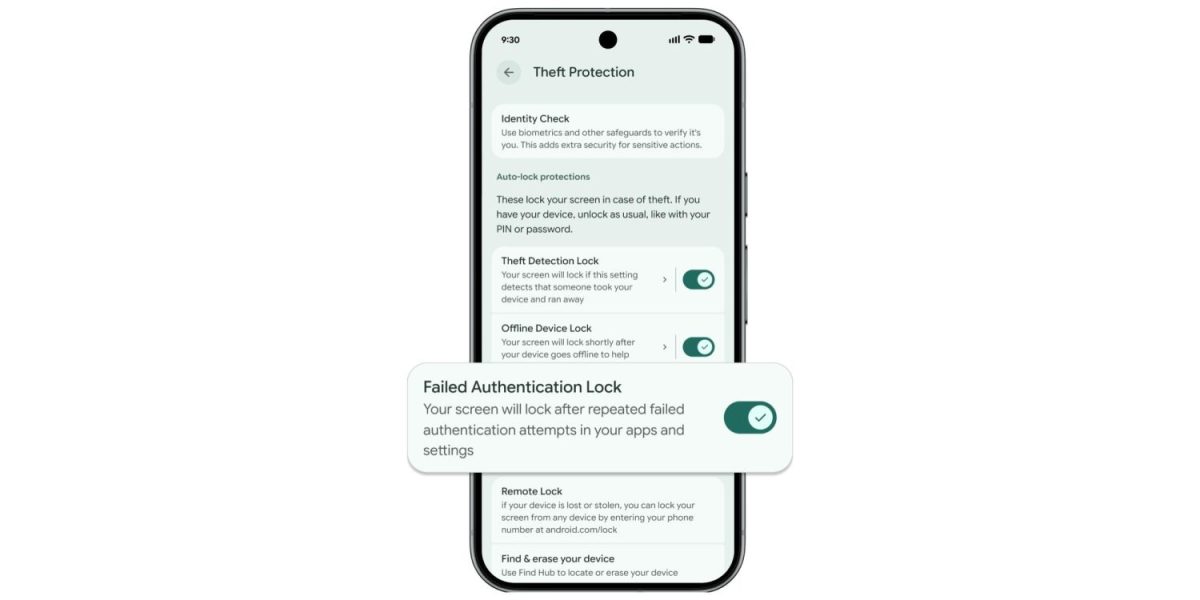 Google parantaa Android-laitteiden varkaussuojaa – pääsykoodin arvaaminen vaikeutuu huomattavasti. 1 Google parantaa Android-laitteiden varkaussuojaa – pääsykoodin arvaaminen vaikeutuu huomattavasti.0