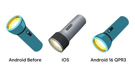 Google päivittää emoji-tyyliään merkittävästi tulevassa Android-version päivityksessä – inspiroituneena Applen tyylistä.3