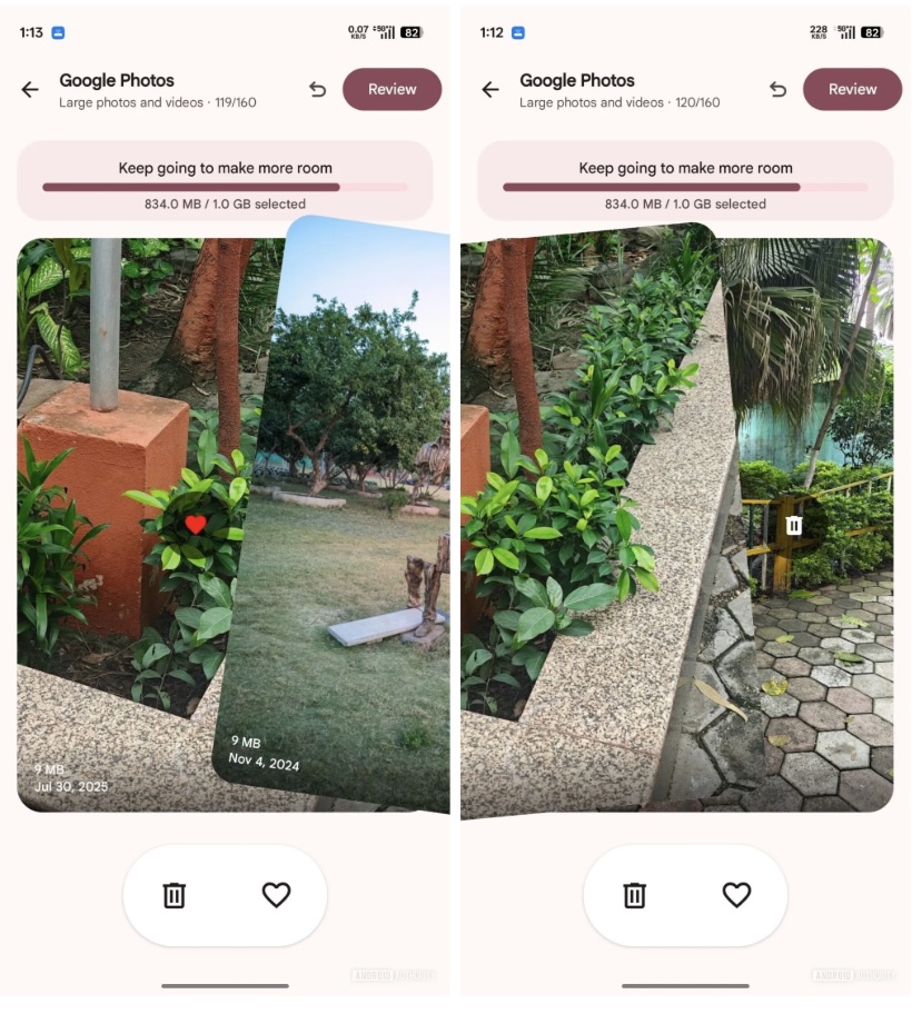 Google-sovelluksen päivitys – tiedostojen hallinta helpottuu Tinderin kaltaiseksi.0
