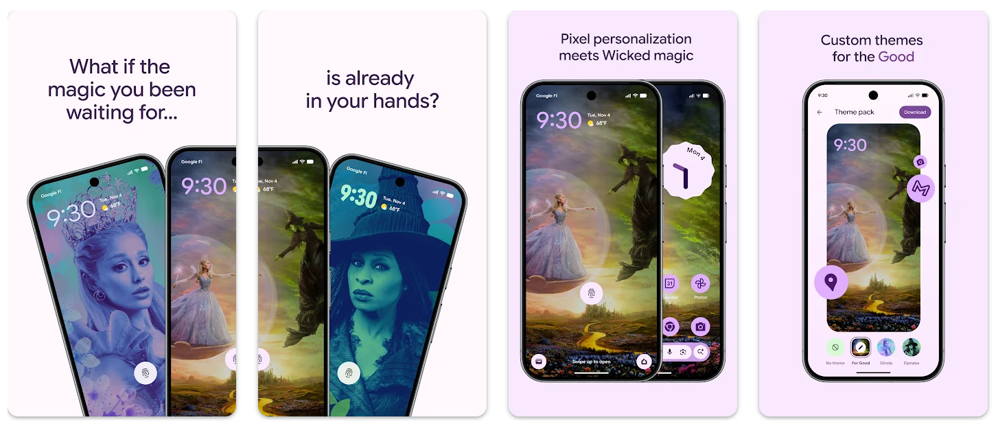 Uusi Teemapaketit-sovellus Pixel-malleille julkaistu0