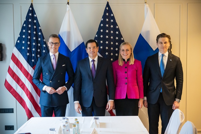 Stubb ja Rubio keskustelevat kaksipuolisista ja transatlanttisista suhteista Münchenissä 1