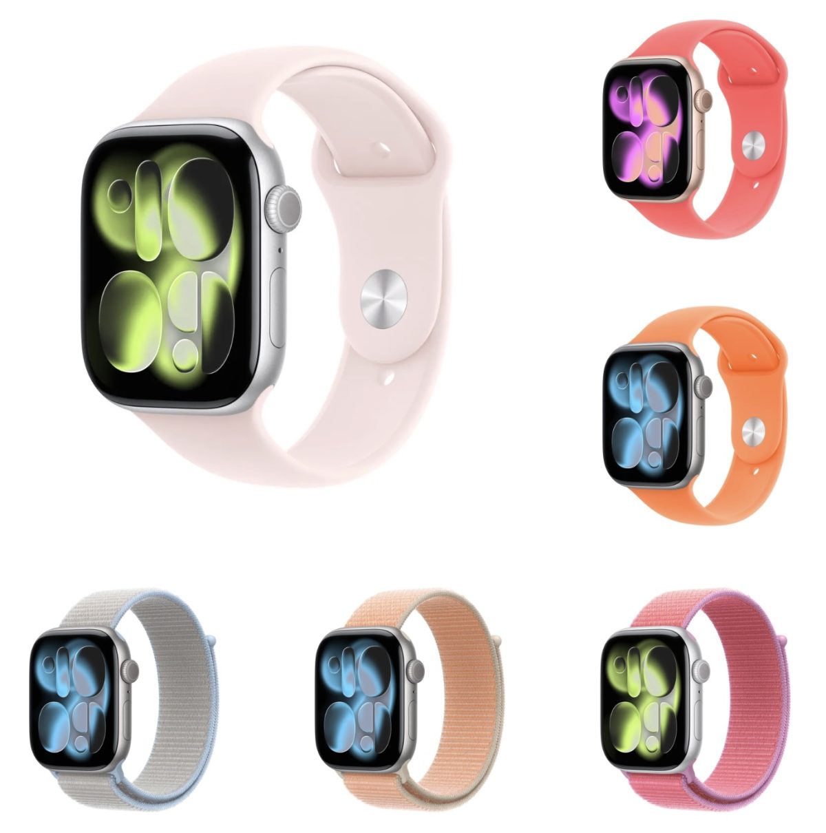 Apple julkaisi uudet kevään 2026 värit iPhone-suojakuorille ja Apple Watch -rannekkeille.3