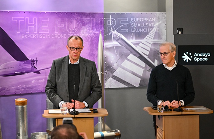 Norja ja Saksa vahvistavat yhteistyötä Euroopan avaruusaloitteissa. 1