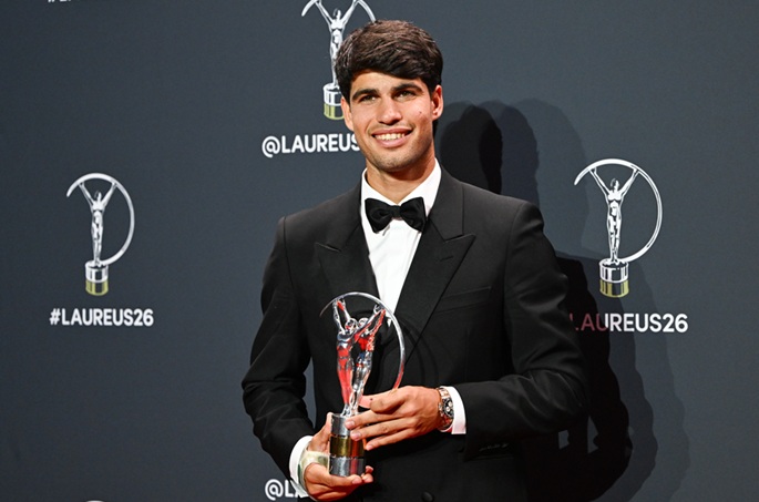 Alcaraz ja Sabalenka voittavat Laureus-palkinnot 1