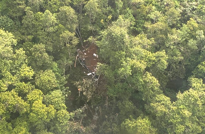 Kahdeksan kuollut Indonesiassa helikopterionnettomuudessa 1