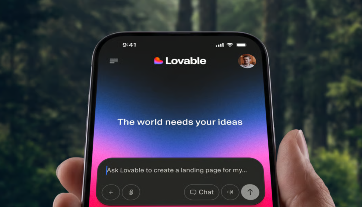 Lovable julkaisi tekoälykoodaustyökalunsa iPhone-alustalle.0