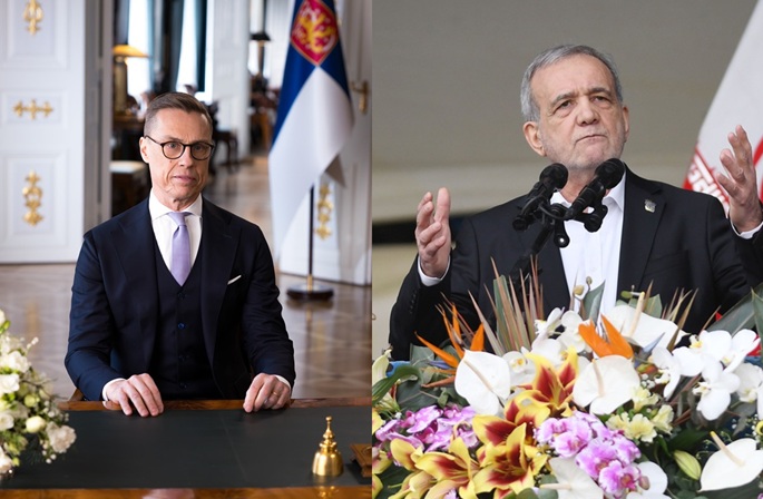 Stubb ja Pezeshkian keskustelevat Iranista ja Lähi-idän tilanteesta puhelimitse. 1