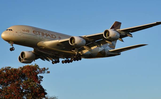 Etihad Airwaysin lento peruttiin Intian Chennaissa siiven tulipalon vuoksi. 1