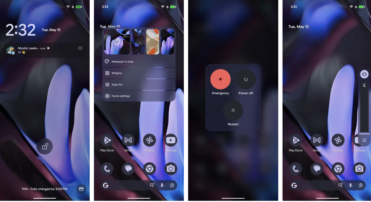 Kuvavuoto: Google lisää Android 17:ään uusia käyttöliittymän säätömahdollisuuksia ja lisää sumennustehosteita.0