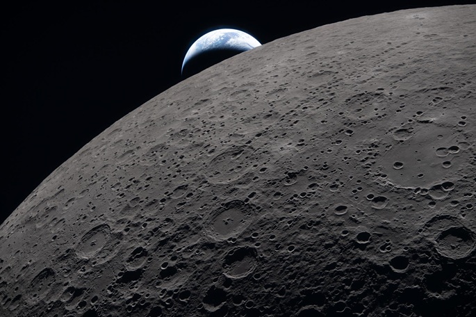 NASA esittelee suunnitelman kuun tukikohdasta pysyvälle ihmistoiminnalle kuun pinnalla. 1