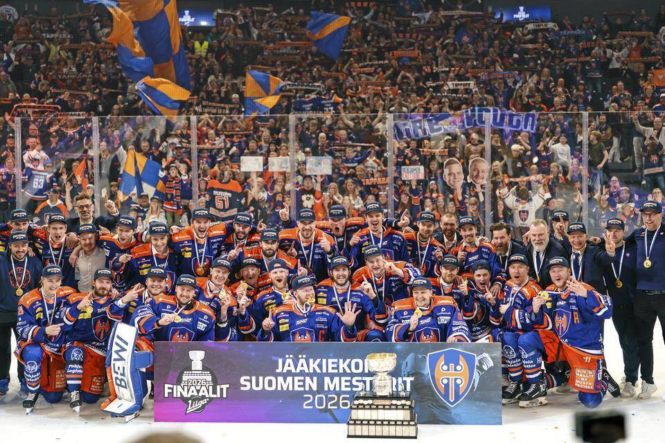 Urheilupäivän raportti | Tappara voitti jääkiekon Suomen mestaruuden kaudella 2025–2026 1