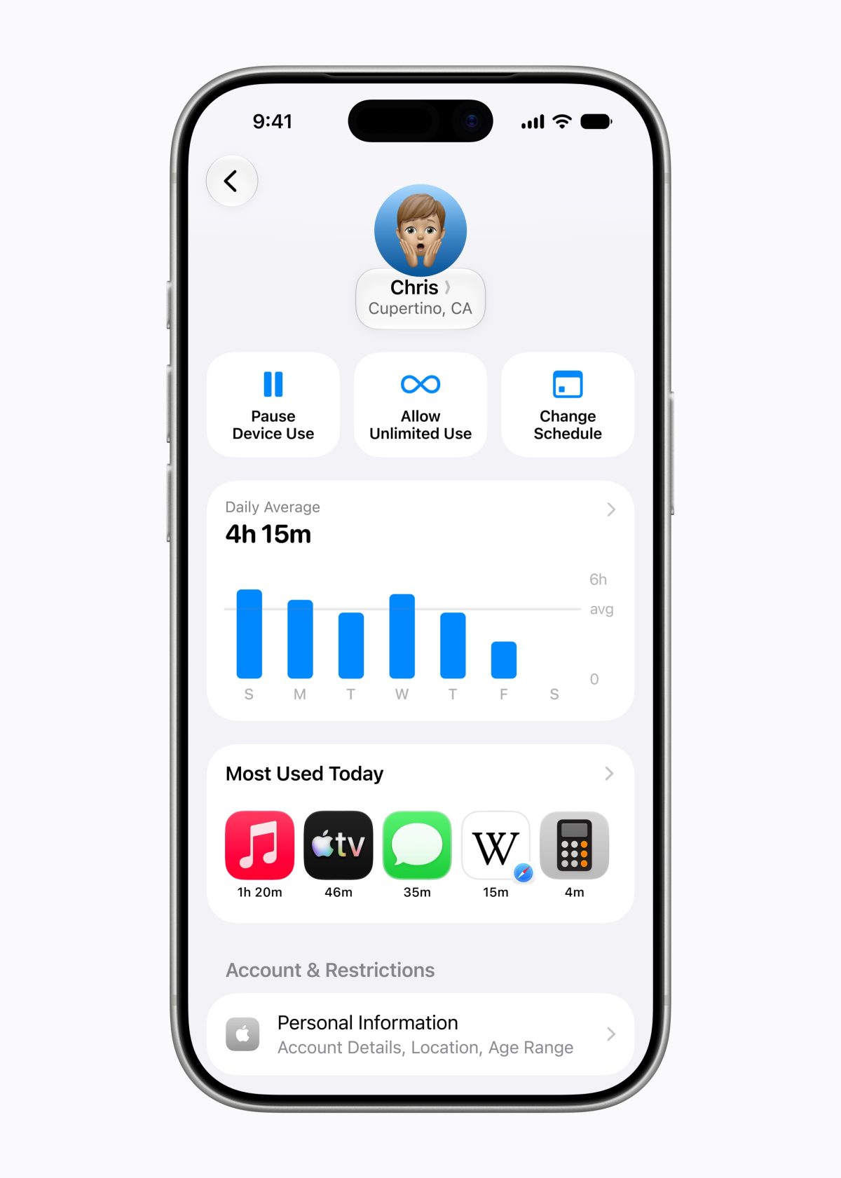 Apple päivittää lasten turvallisuusominaisuuksiaan – iOS 27 esittelee myös parannetun Ruutuaika-toiminnon. 3 Apple päivittää lasten turvallisuusominaisuuksiaan – iOS 27 esittelee myös parannetun Ruutuaika-toiminnon.2