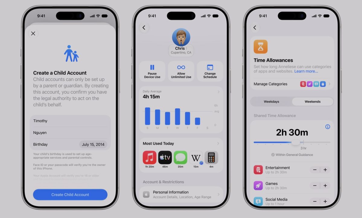 Apple päivittää lasten turvallisuusominaisuuksiaan – iOS 27 esittelee myös parannetun Ruutuaika-toiminnon. 1 Apple päivittää lasten turvallisuusominaisuuksiaan – iOS 27 esittelee myös parannetun Ruutuaika-toiminnon.0