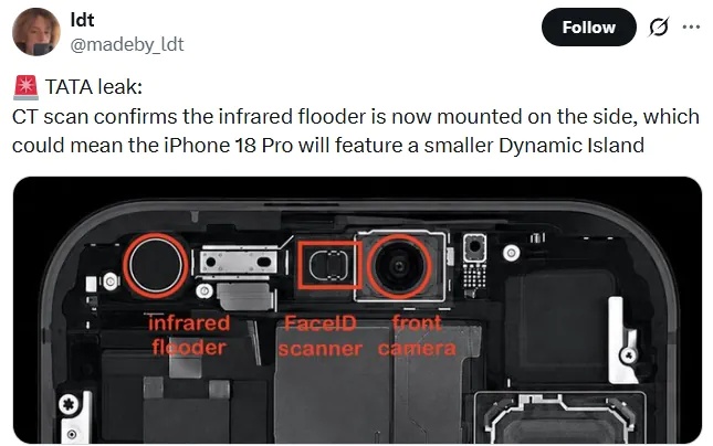 Applen tuotantokumppanin tietoturvaloukkaus paljastanut lukuisia tietoja tulevasta iPhone 18 Pro -puhelimesta – kuvat esittelevät muun muassa erilaisia värejä.5