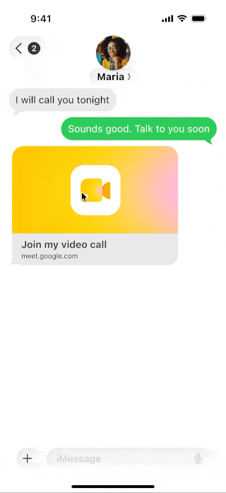 Google Meet -keskusteluihin liittyminen iPhonella on nyt vaivattomampaa.1