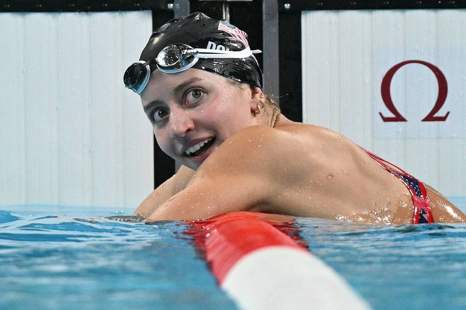 Kate Douglass ylitti ruotsalaisen maailmanennätyksen vapaauintikilpailussa. 1
