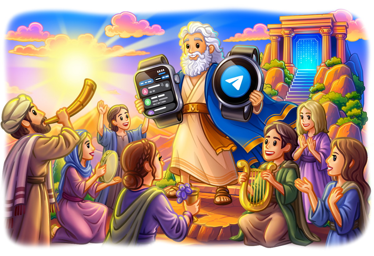 Telegram-sovellus on nyt saatavilla Wear OS -älykelloille.0