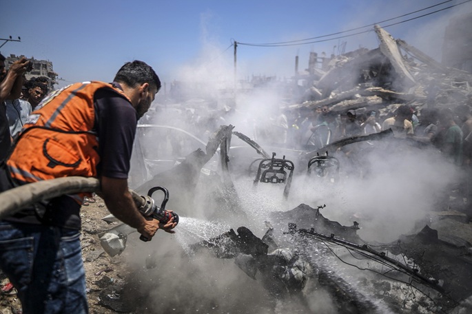 12 palestiinalaista menehtyi Israelin iskuissa Gazan alueella. 1