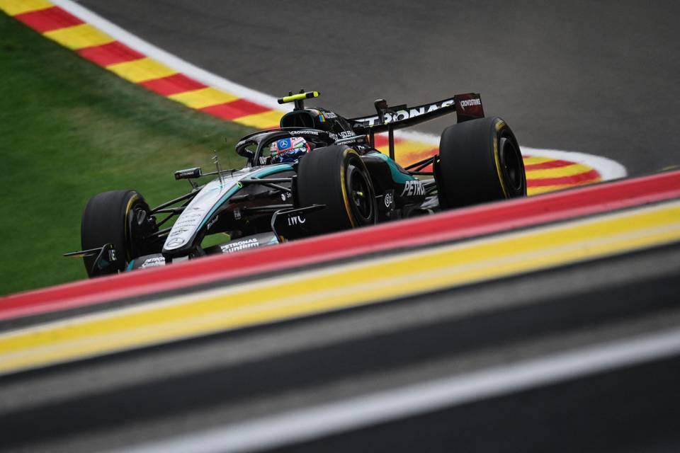Antonelli asetti vauhdin Belgian GP:n kolmansissa harjoituksissa Antonelli asetti vauhdin Belgian GP:n kolmansissa harjoituksissa 1