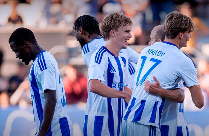 HJK voitti Colerainen 5-0 UEFA Conference Leaguessa Helsingissä. HJK voitti Colerainen 5-0 UEFA Conference Leaguessa Helsingissä. 1