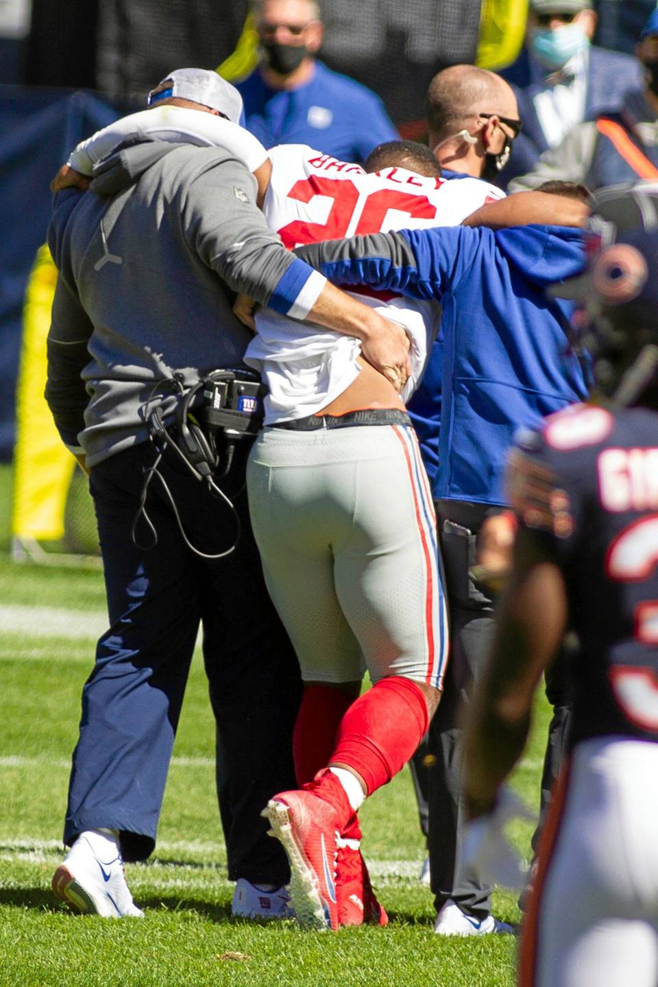 MM-kisat herättivät kysymyksiä: NFL-tähti Saquon Barkley vaatii tekonurmien poistamista. MM-kisat herättivät kysymyksiä: NFL-tähti Saquon Barkley vaatii tekonurmien poistamista. 3