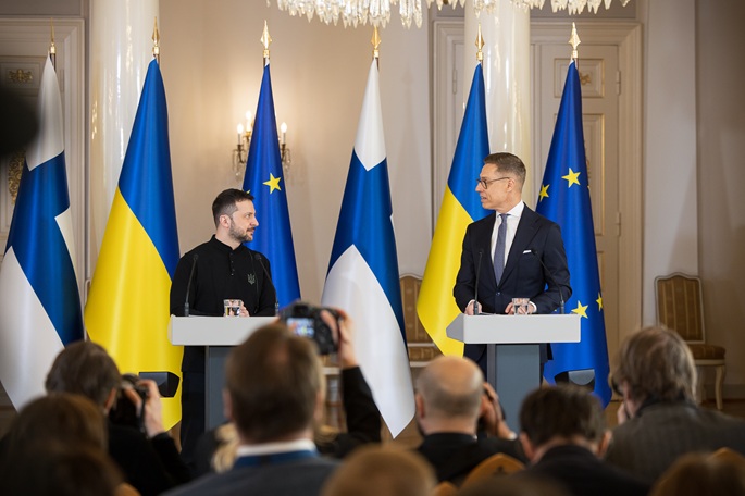 Stubb ja Zelenskyi keskustelevat Venäjän sodasta puhelimitse. 1