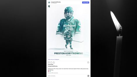 Yhdysvaltalainen jääkiekkoilija Preston Korytkowski kuoli auto-onnettomuudessa 2 Yhdysvaltalainen jääkiekkoilija Preston Korytkowski kuoli auto-onnettomuudessa 1