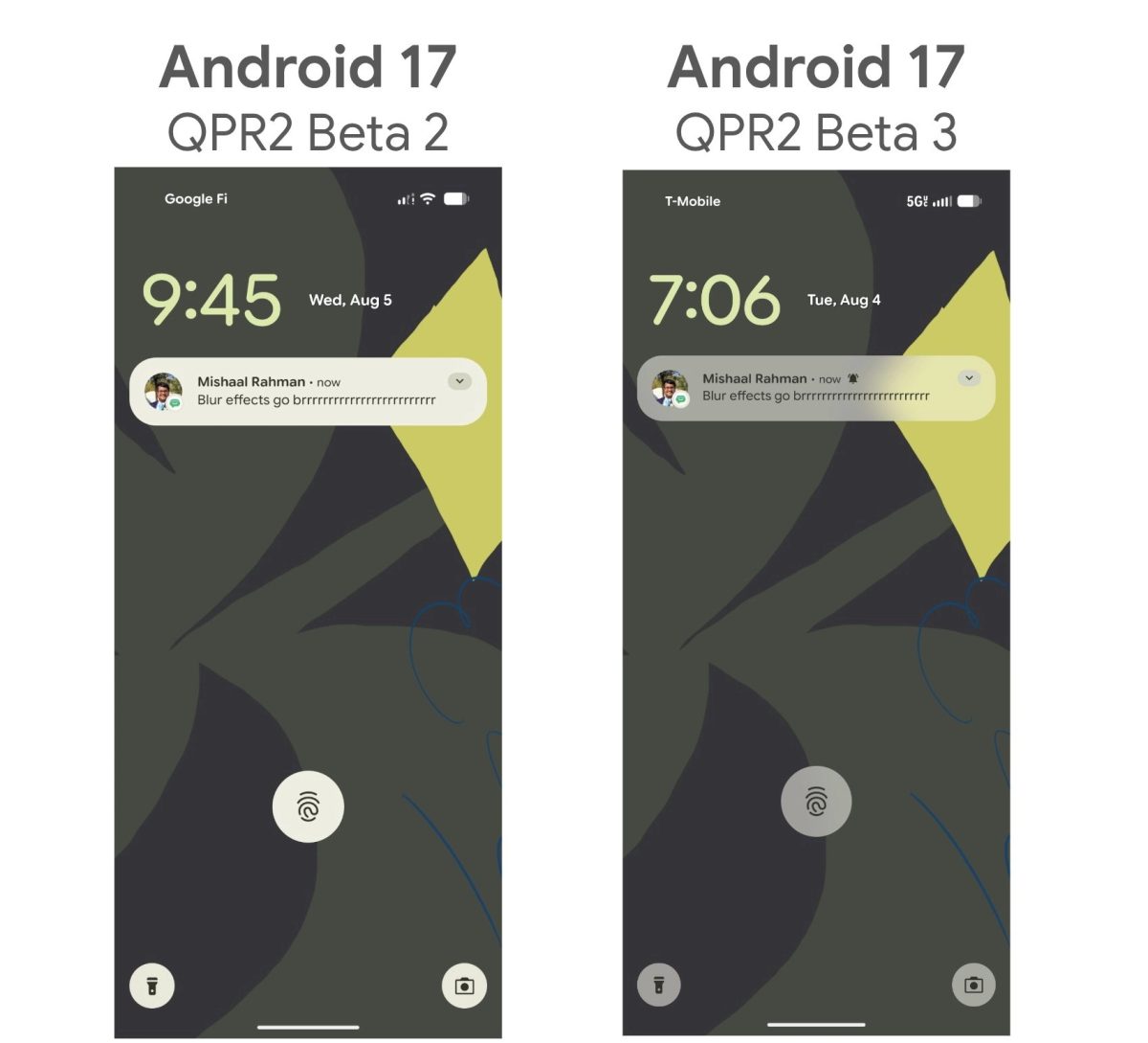 Android 17 QPR2 Beta 3 julkaistu – uusi päivitys tuo käyttöliittymään lisää läpinäkyvyyttä ja uusia muokkausvaihtoehtoja. 1 Android 17 QPR2 Beta 3 julkaistu – uusi päivitys tuo käyttöliittymään lisää läpinäkyvyyttä ja uusia muokkausvaihtoehtoja.0