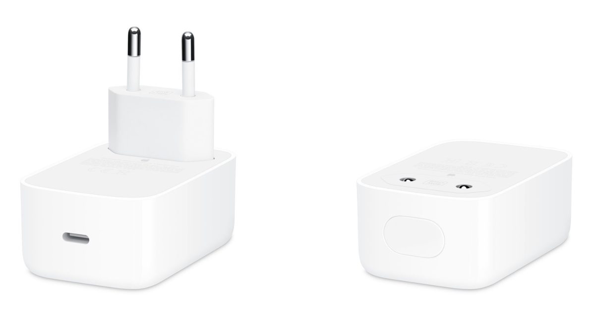 Apple julkaisi uuden 60 watin pikalaturin myyntiin Euroopassa – pistoke nousee laturin sisältä esiin.0