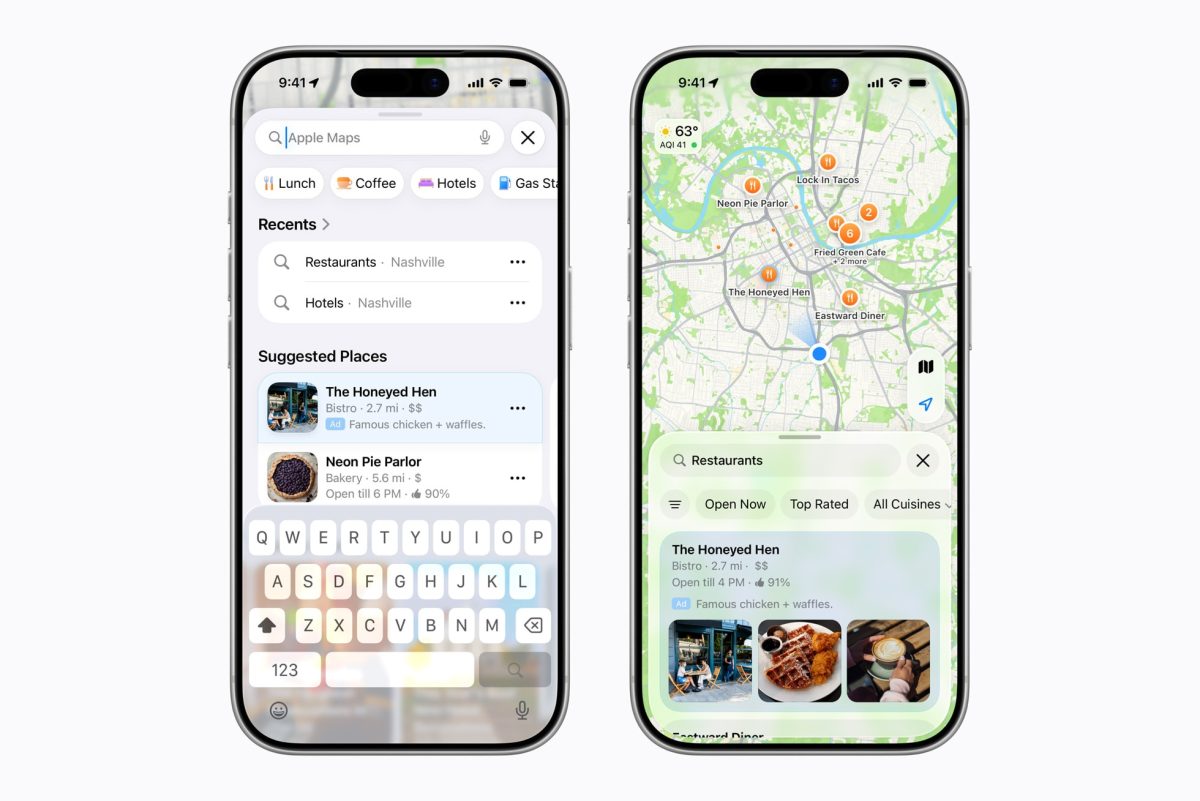 Apple on aloittanut mainosten integroimisen Kartat-sovellukseensa.0