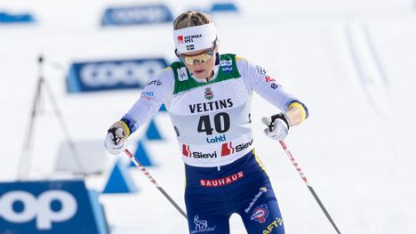 Frida Karlsson Victoria-palkinnon saajana. Kuva: Pirjo Tuominen, AOP