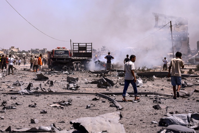 Israelisk luftangrepp mot Gazas sjukhuskomplex, mål: Hamas-kommandant 1