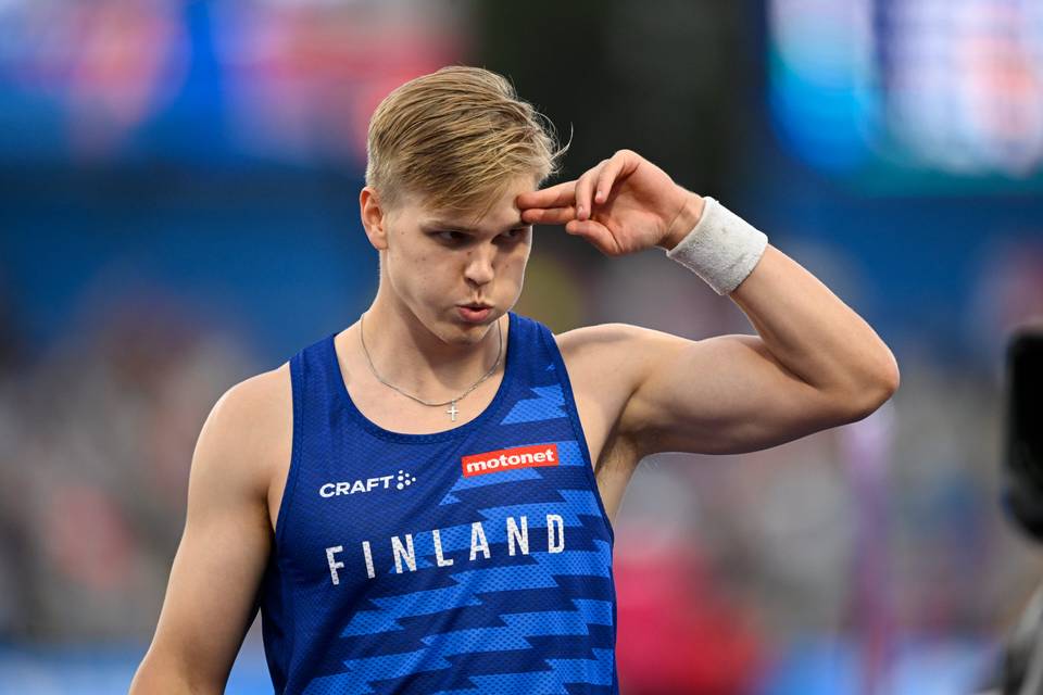 Juho Alasaaren EM-finaali päättyi korkeuteen 555. 1
