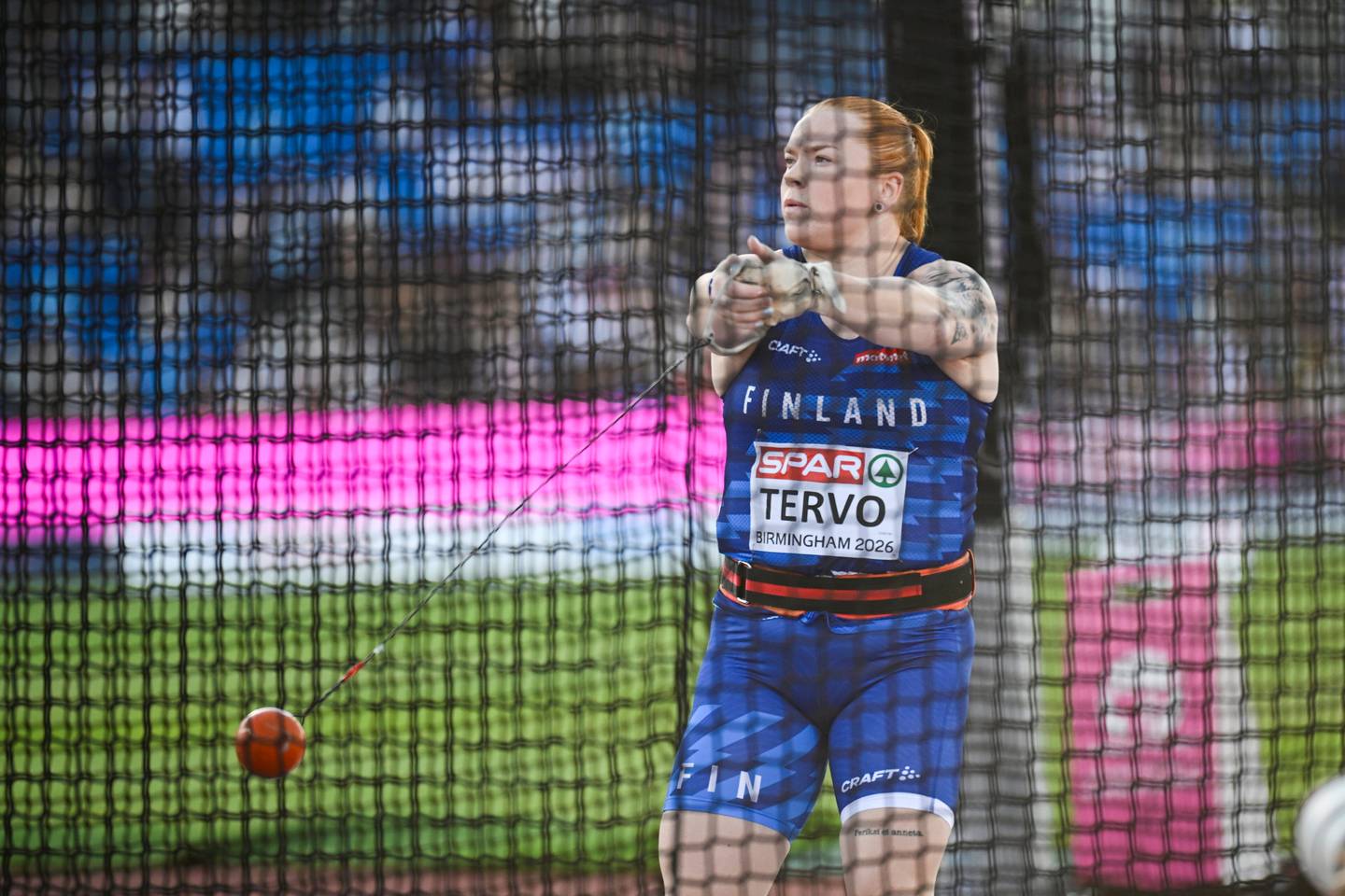 Krista Tervon moukarin heitto riitti karsinnassa ja selkä pysyi oireettomana. 1