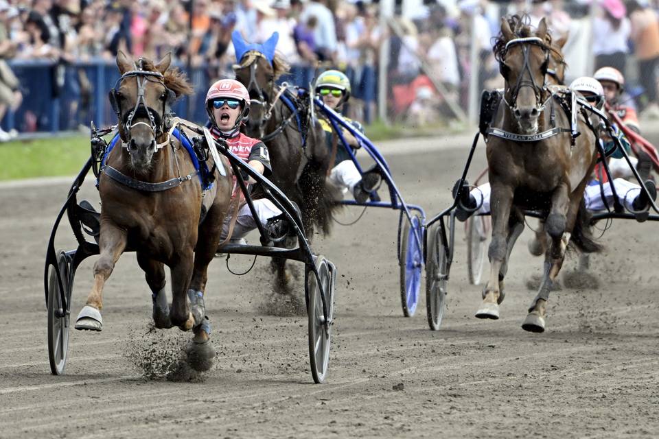 Laukkatahti nopeutuu Teivon Kuninkuusraveissa lauantaina. Laukkatahti nopeutuu Teivon Kuninkuusraveissa lauantaina. 1