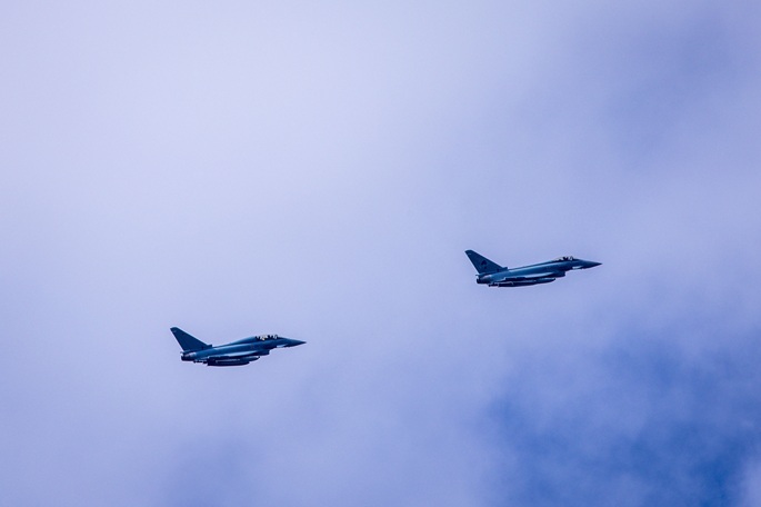 NATO:n hävittäjälentokone tuhoaa tunnistamattoman drone-lennokin Latvian yllä 1