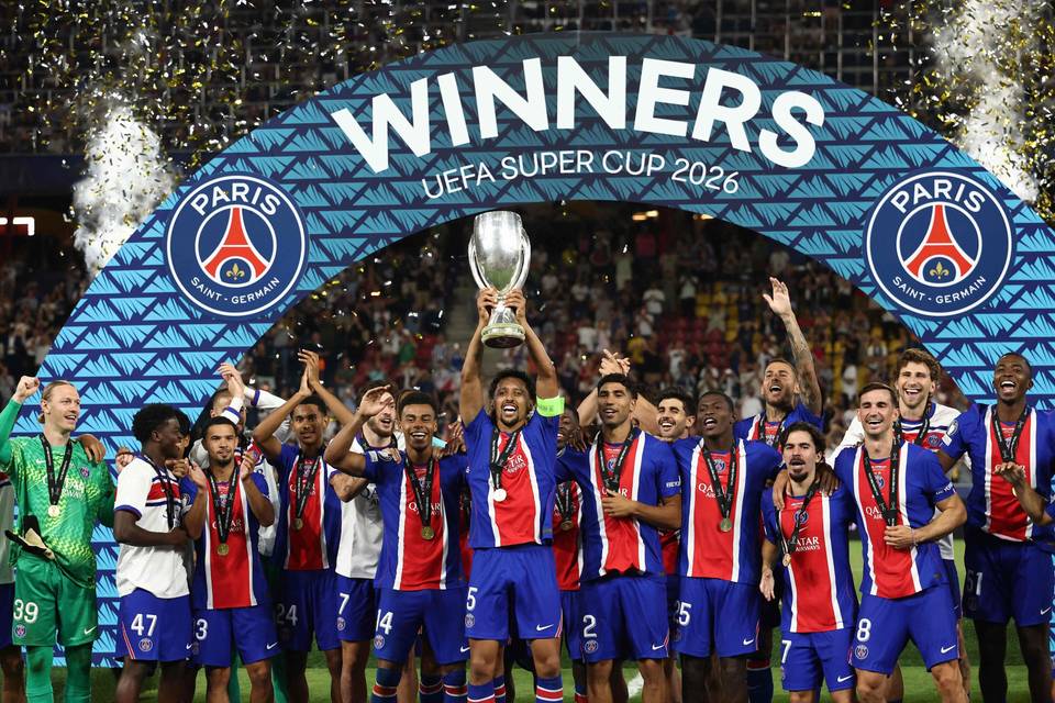 PSG juhli jälleen UEFA Super Cupin voittoa. 1
