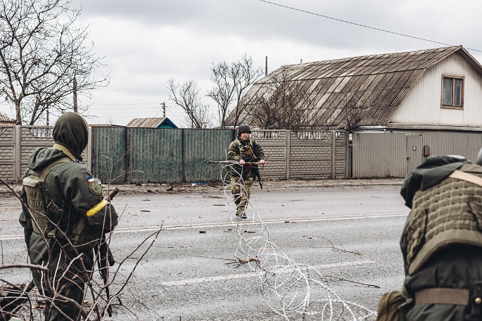 Saksa tietoinen ukrainalaisten sotilaiden pakoamisesta koulutuksen aikana. 1