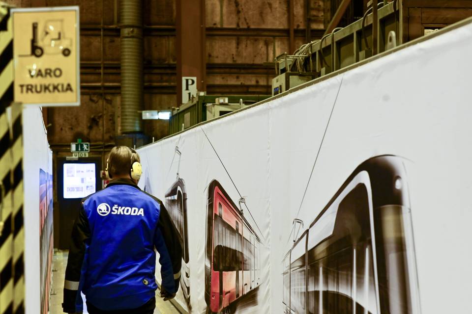 Skoda Transtech vähentää henkilöstöään 117 työntekijällä. 1