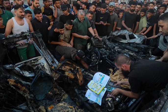 Israelin tulitus surmasi neljä palestiinalaista Gazan kaistalla 1