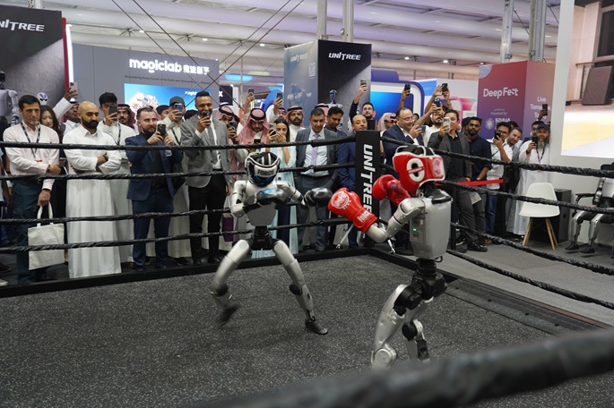 Kiinalaiset robotit kiillottivat LEAP 2026 -tapahtumassa Saudi-Arabiassa 1