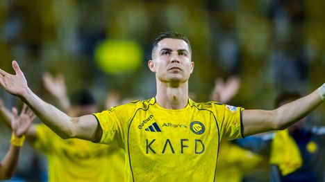 Cristiano Ronaldo osui Al-Nassrin paidassa tavalla, joka ei miellyttänyt kaikkia. Kuva: imago sport