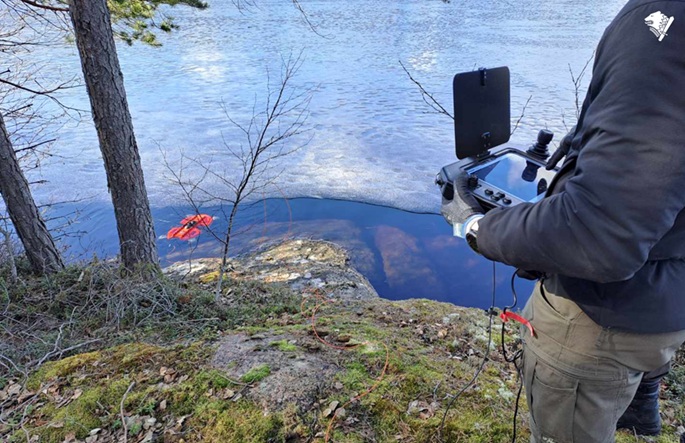 Ilmatilaan tunkeutunut drone havaittu Porvoon rannikolla 1