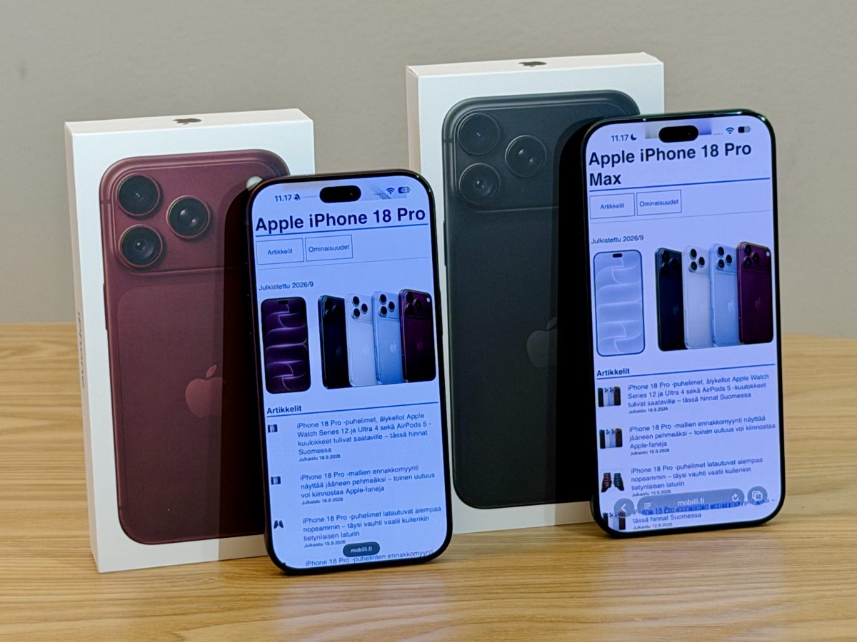Ensitunnelmat iPhone 18 Pro -puhelimista: uudet värit kiinnittävät huomion – muuten paljon tuttua0