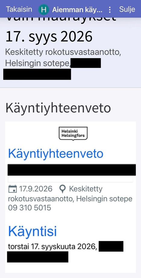Helena sai Maisasta viestin käynnistä, jota ei ollut 2 Helena sai Maisasta viestin käynnistä, jota ei ollut 1