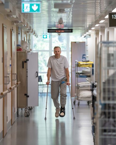 Ministeri Poutala pääsi sairaalasta kotiin 4 Ministeri Poutala pääsi sairaalasta kotiin 3