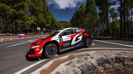 Sami Pajari himoitsee menestystä Kanarian MM-rallissa 1