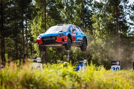 Suomen MM-ralli: Arthur Pelamourgues ja Bastien Pouget ovat kunnossa 2 Suomen MM-ralli: Arthur Pelamourgues ja Bastien Pouget ovat kunnossa 1